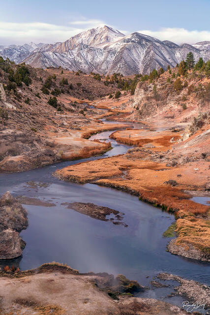 sunrise at Brees overlook in mammoth lakes, California