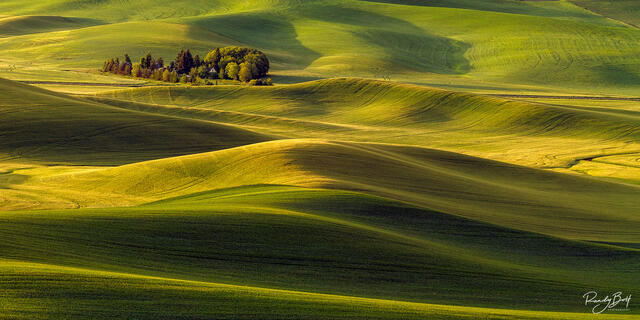panorama view from step toe butte in the Palouse