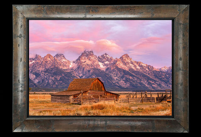 Framed Limited Edition Chromaluxe Metal